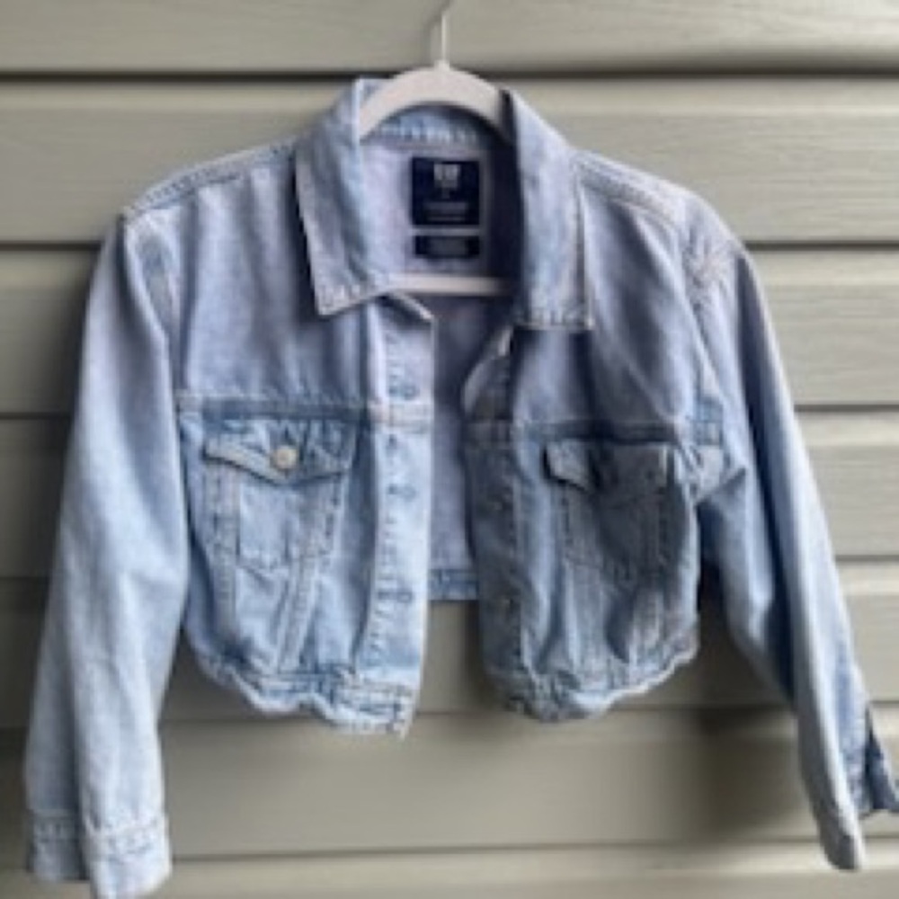 Trendy Light Blue Denim Jacket